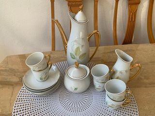 Juego café de 6 vintage