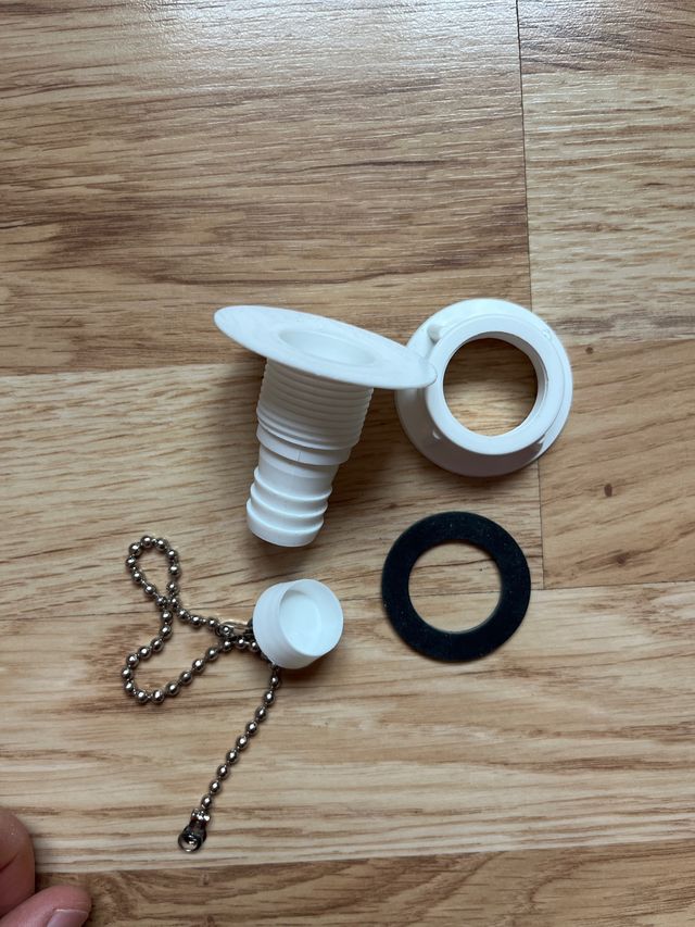 Desagüe plato de ducha camper