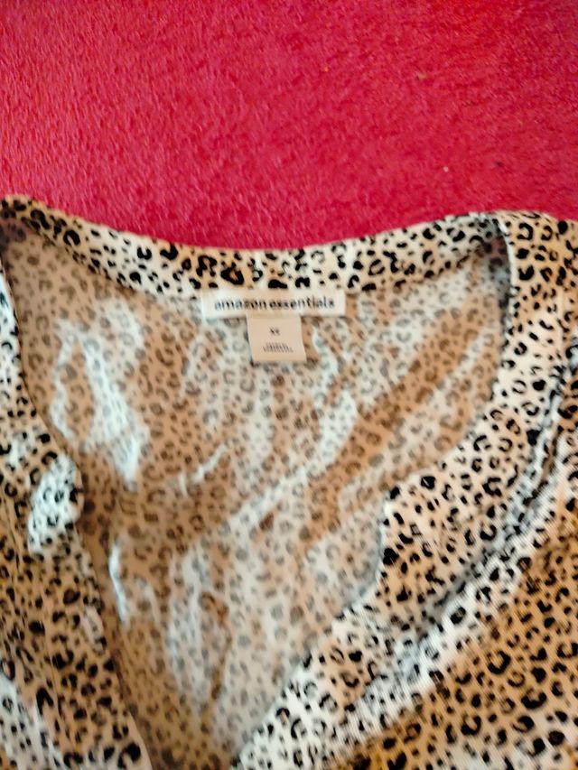 Blusa Tejida de Manga Corta Mujer