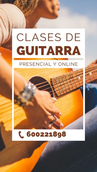 Clases de guitarra española, online y presencial