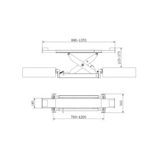 Elevador De Coches 2 Columnas 4Toneladas 220v/380v