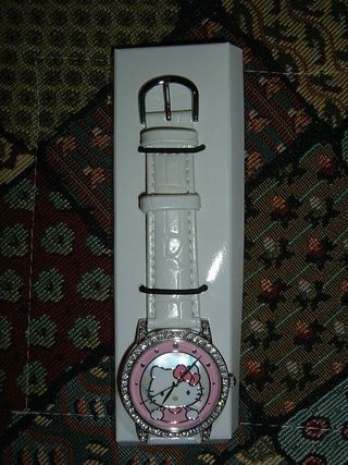 AVON HELLO KITTY OROLOGIO DONNA CON STRASS * Nuovo