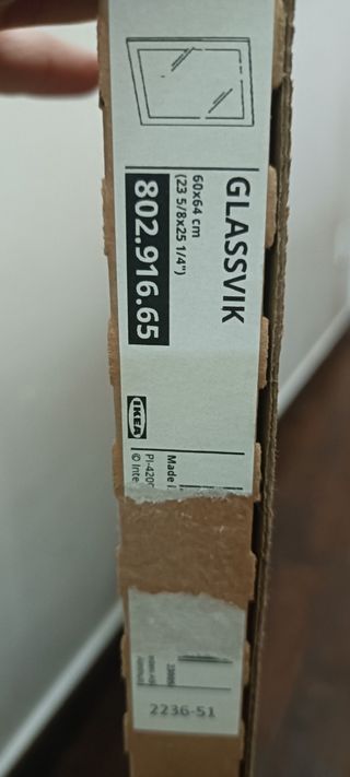 Puerta glassvik 60 X 64 Ikea besta