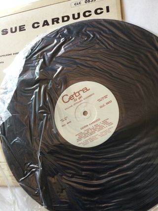 Raro vinile 33 giri Pesie Carducci 1965