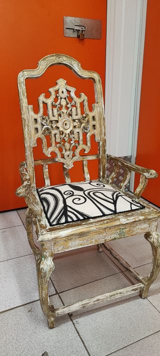 Sillón antiguo oriental butaca