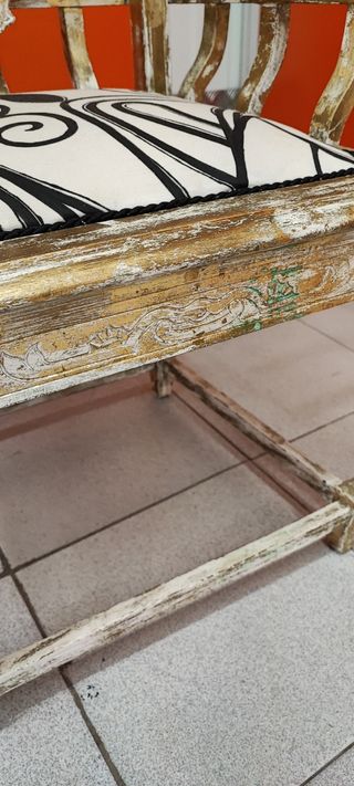 Sillón antiguo oriental butaca