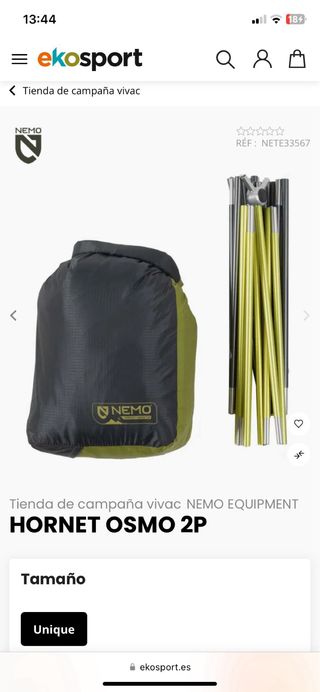 Tienda de campaña alpinismo