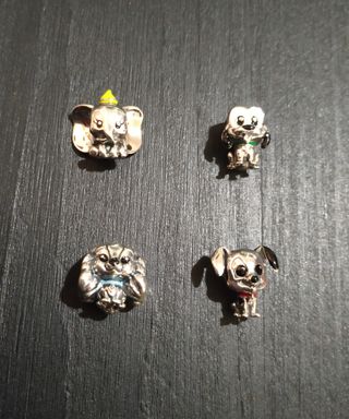 Charms abalorios Disney para pulsera Pandora Plata