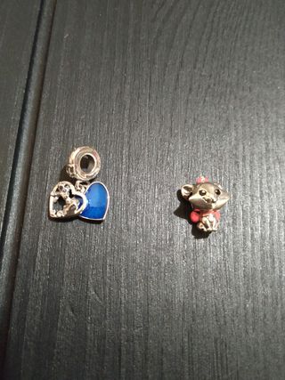 Charms abalorios Disney para pulsera Pandora Plata