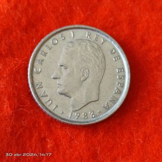 Moneda diez pesetas 1983