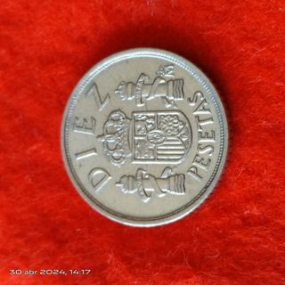 Moneda diez pesetas 1983