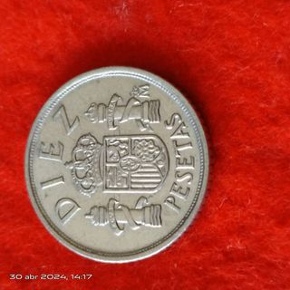 Moneda diez pesetas 1983