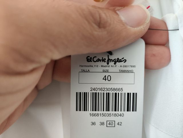 Tuta Mono bianca nuova di zecca