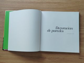 Libro Decoración de paredes