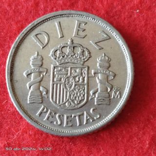 Moneda de 10 pesetas de 1985