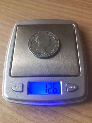 Moneda 10 reales 1852 sevilla.