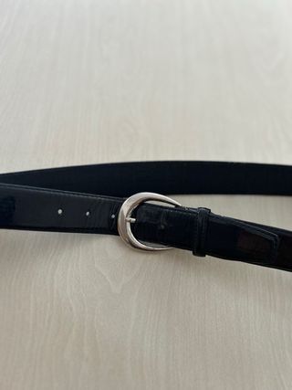 Cintura donna nera lucida