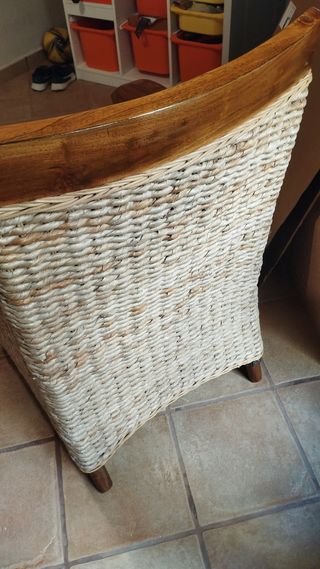 Sillón de hoja platanero