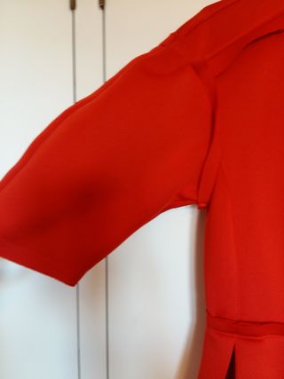 Vestido chaqueta neopreno rojo