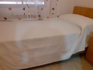Cama . Somier. Colchones y mesita