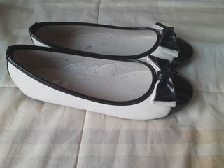 Bailarinas beige/negro