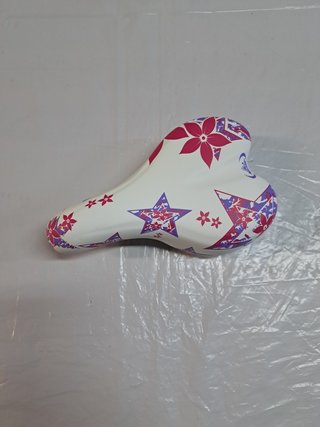SELLA CICLO BAMBINA FEMMINA 16 20 FREE BIANCO ROSA