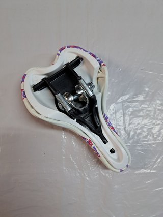 SELLA CICLO BAMBINA FEMMINA 16 20 FREE BIANCO ROSA