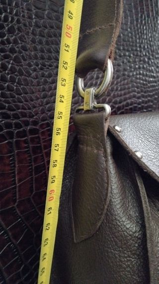 Bolso de piel auténtica vacuno 