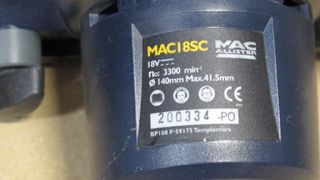 sega a batteria MAC ALLISTER 18v
