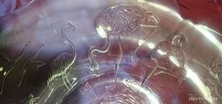 CENTROTAVOLA VINTAGE VETRO SPESSORE 4 mm DIAM.36cm