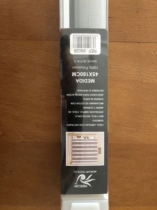 Estor enrollable 45x180