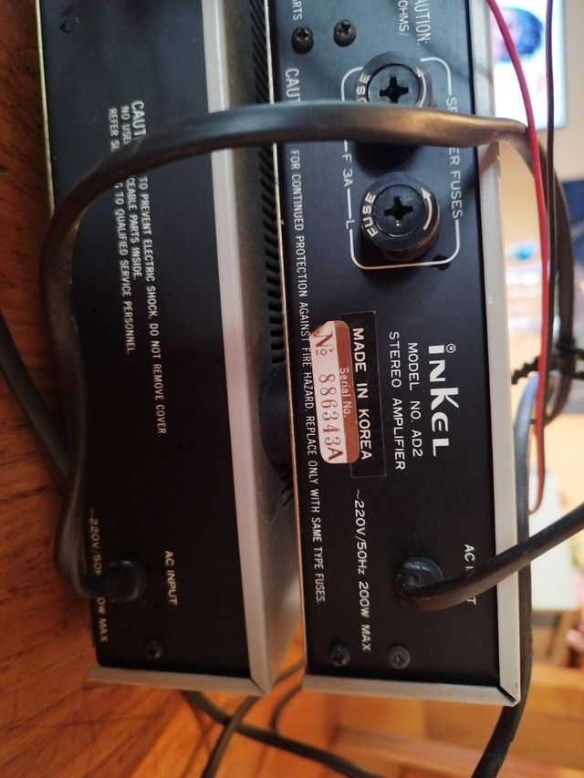 Amplificador y radio inkel AD2