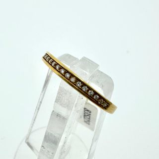 ANILLO ORO DE 18 QUILATES CON DIAMANTES NATURALES