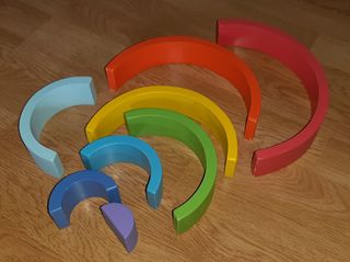 Arco Iris madera Montessori