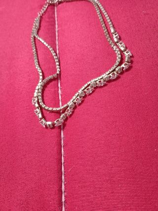 Girocollo due fili strass