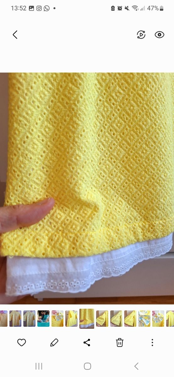 Precioso vestido amarillo de Nanos