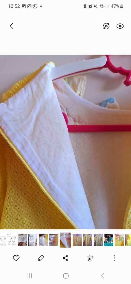 Precioso vestido amarillo de Nanos