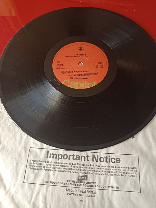 LP Vinilo THE ERIC BURDON BAND