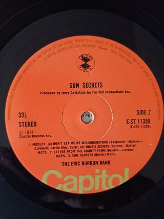 LP Vinilo THE ERIC BURDON BAND