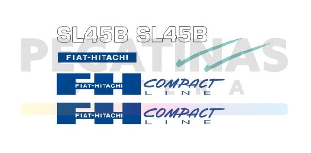 Kit Adhesivos Fiat Hitachi SL45B