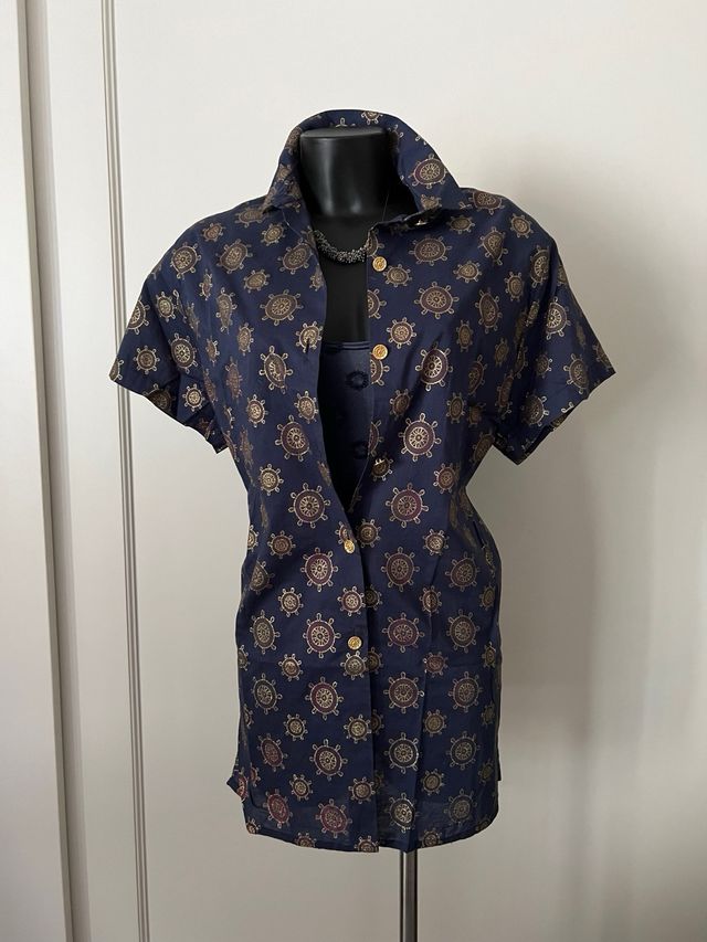 Parah Impronte: camicia lunga/copricostume