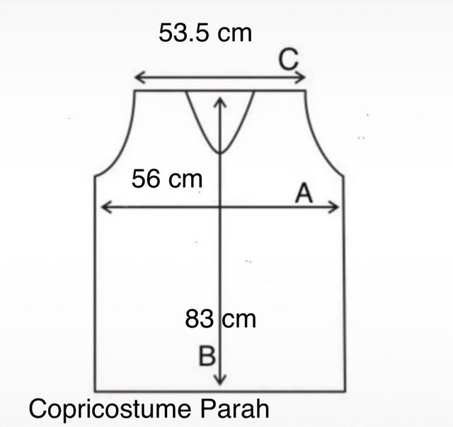 Parah Impronte: camicia lunga/copricostume