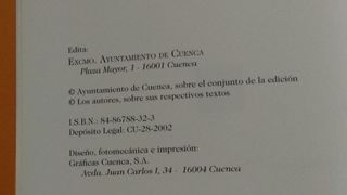 2 libros de Cuenca +  1 regalo