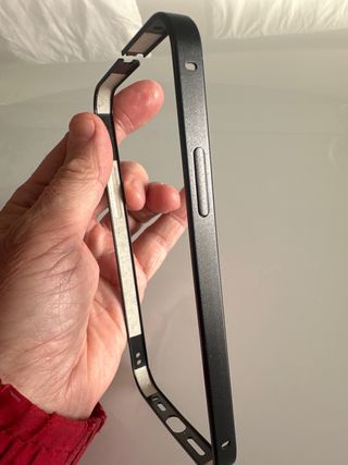 Funda Iphone 12 y 12 Pro marco de aluminio