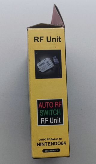 Cable TV RF Nintendo64/SNES/Gamecube PAL NUEVO