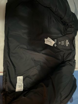 Chaquetón - Anorak - negro HOLLISTER talla XL