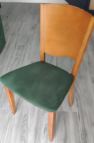 Mesa comedor extensible y 6 sillas (sofás a juego)