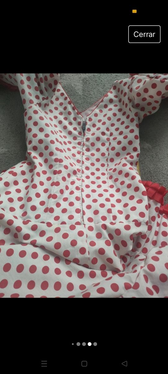 vestido sevillana niña