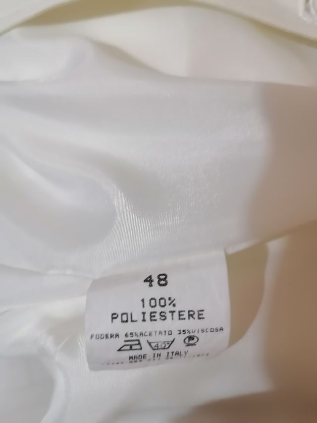 Completo donna da cerimonia bianco