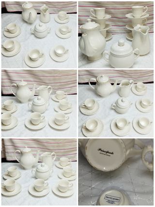 Vajilla juego café y fuentes San Claudio LEER